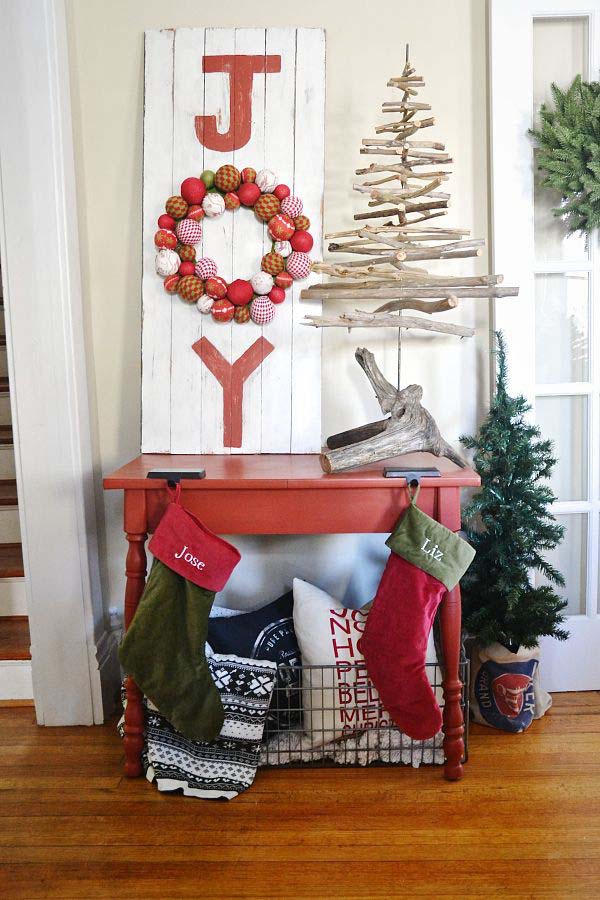 Bring Joy Indoors #Christmas #style #decorhomeideas