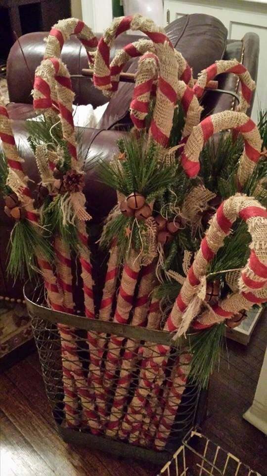 Candy Cane Forest #Christmas #indoordecorations #decorhomeideas