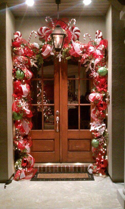 Candy Land #Christmas #DIY #garland #decorhomeideas