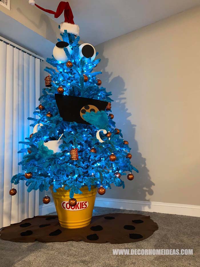 Cookie Monster Christmas Tree