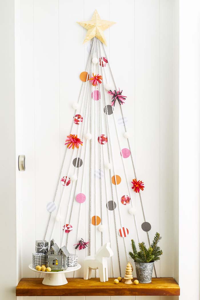 Craft Your Own Tree #Christmas #style #decorhomeideas