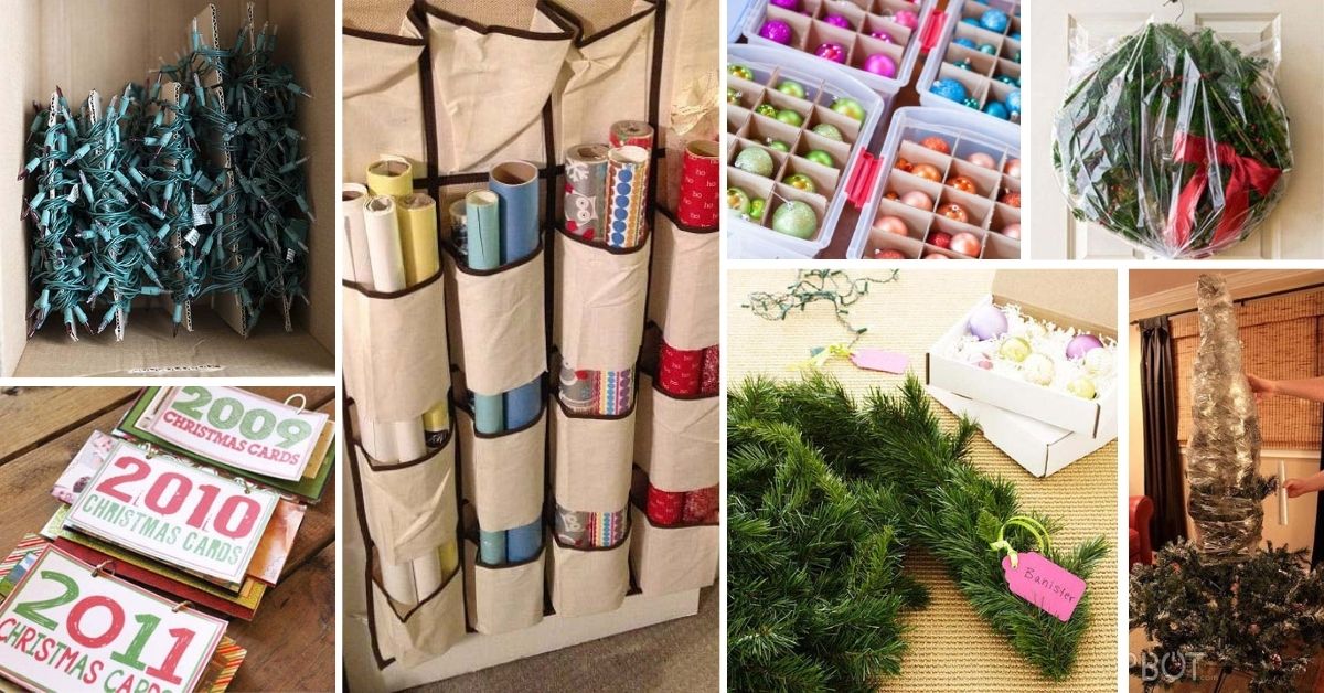 Creative Christmas Decoration Storage Ideas