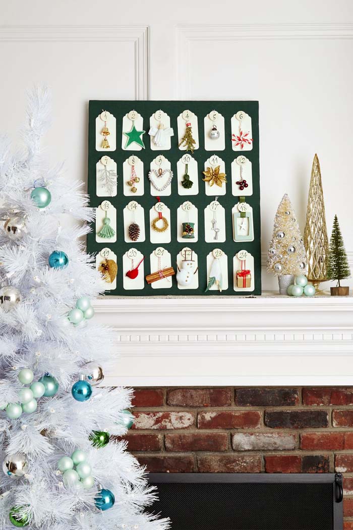 DIY an Advent Calendar #Christmas #stylish #decorhomeideas