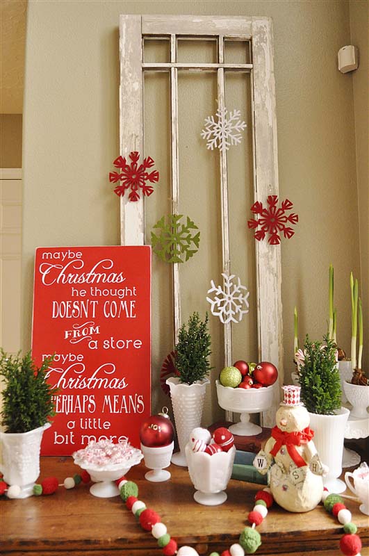 DIY Christmas Creation #Christmas #indoordecorations #decorhomeideas