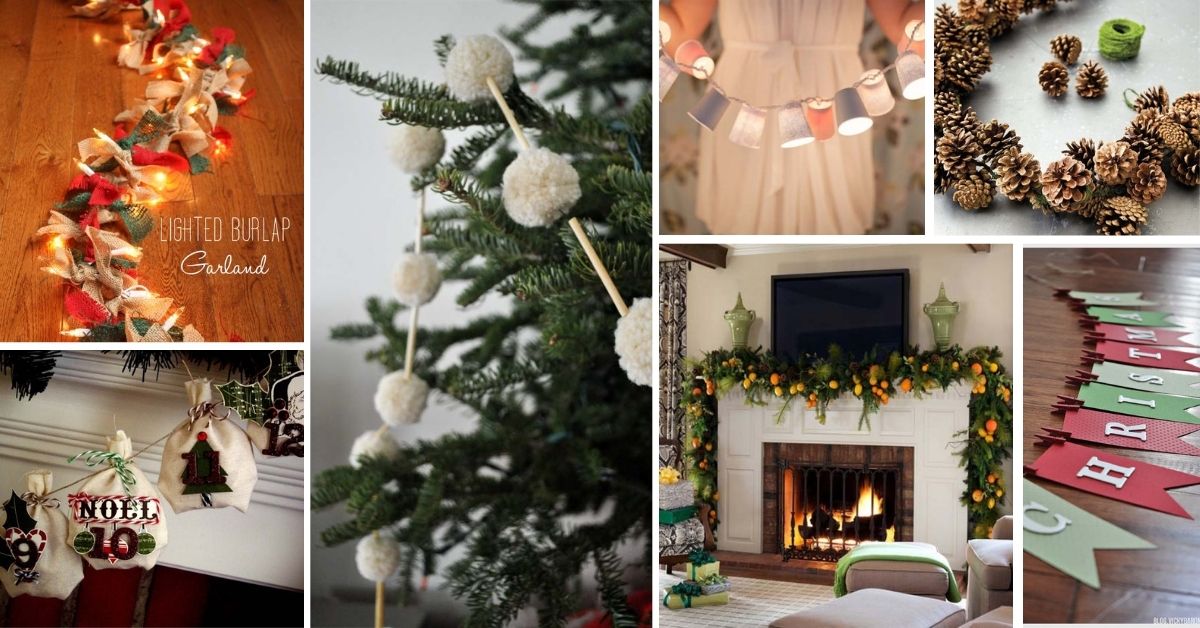 DIY Christmas Garland Decorating Ideas