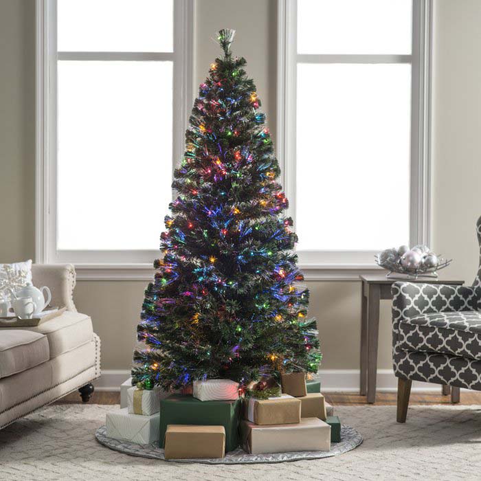 Fiber Optic Artificial Christmas Tree #Christmas #Christmastree #artificialtree #decorhomeideas