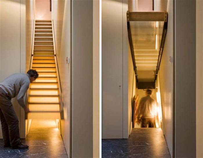 Lift Up Staircase Door