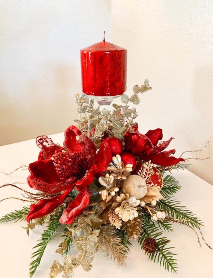 Red Christmas Centerpiece Essentials