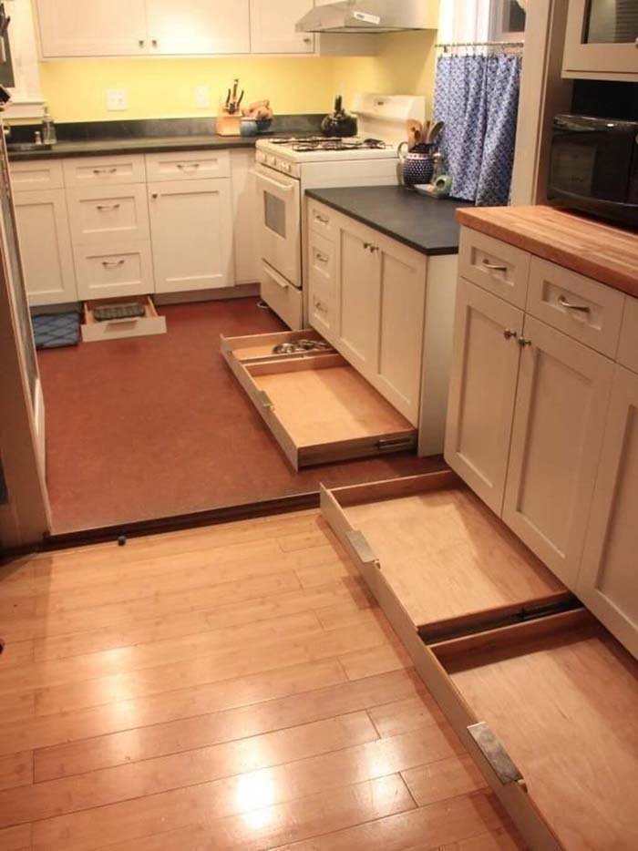 Secret Kitchen Drawers