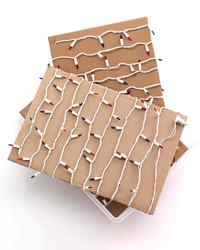 Storing Christmas Lights #Christmas #storage #organization #decorhomeideas