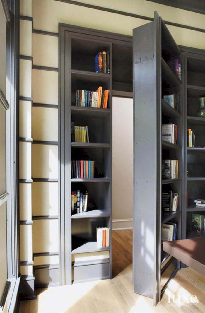 Swinging Library Bookcase