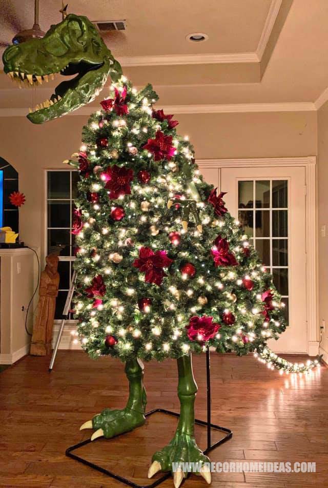 Tree Asaurus Rex Xmas Tree