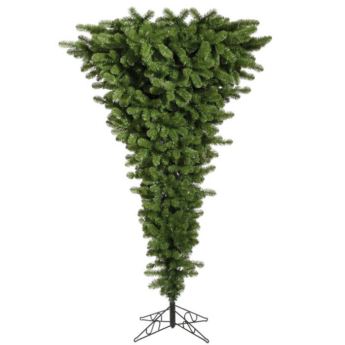 5.5' Upside Down Tree #Christmas #Christmastree #artificialtree #decorhomeideas