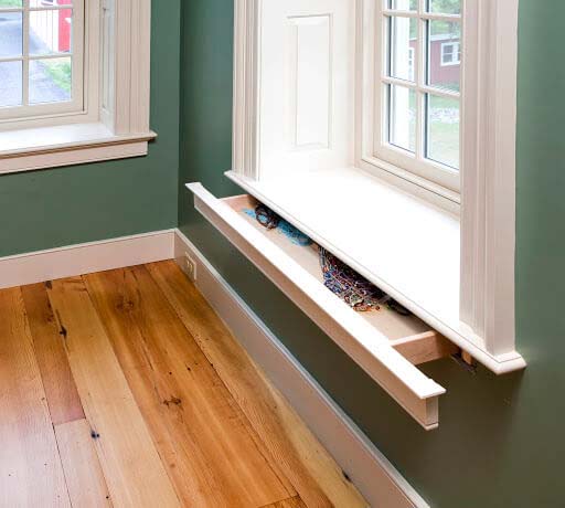 Window Frame Hidden Storage