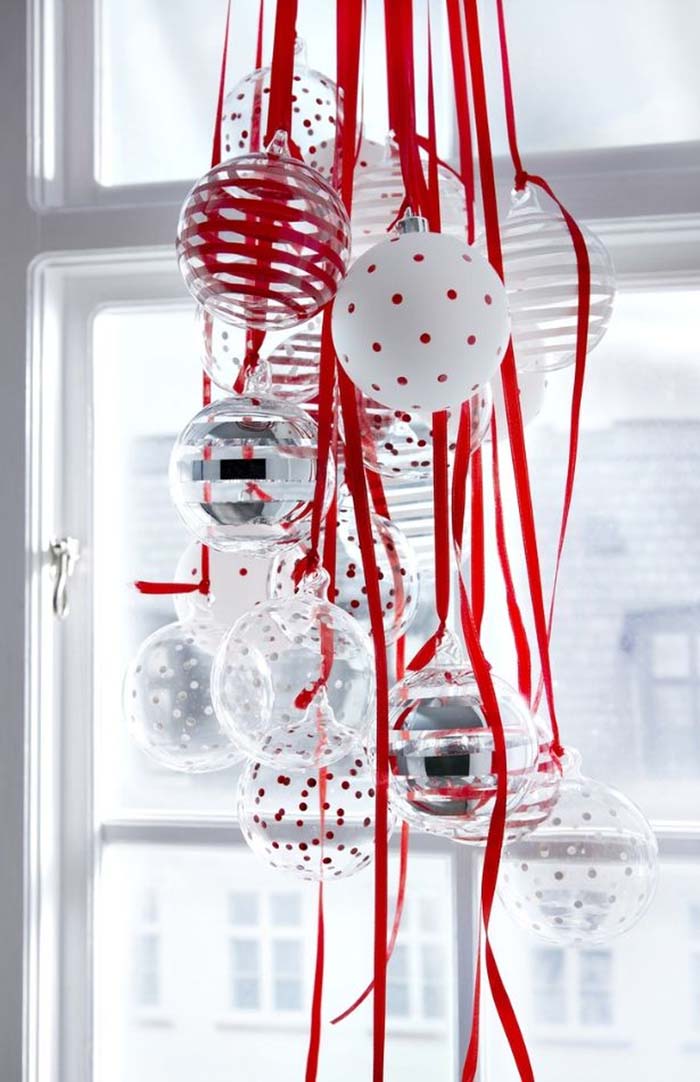 Window Ornaments #Christmas #indoordecorations #decorhomeideas