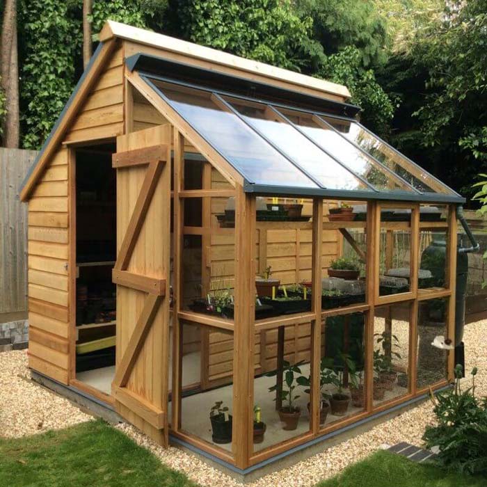 A Greenhouse Storage Shed for your Garden #shed #garden #decorhomeideas