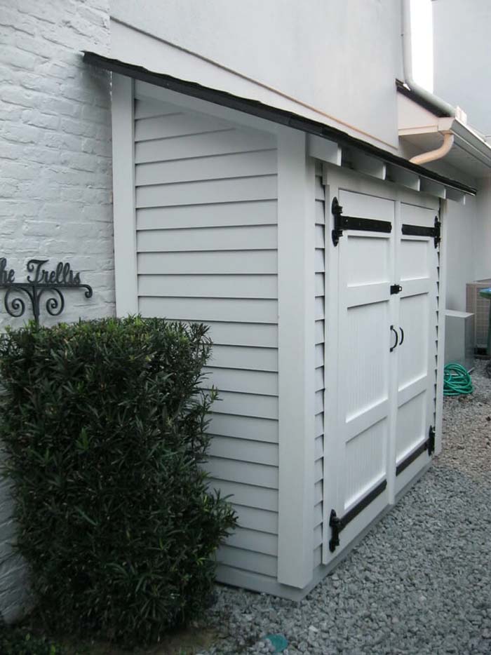 An Add-on Storage Unit for Your Home #shed #garden #decorhomeideas