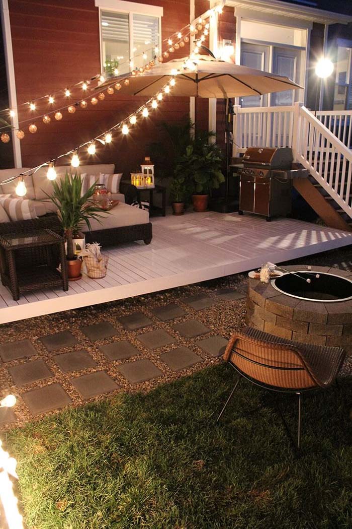 Be Creative with Single Outlet Points #lighting #yard #outdoor #decorhomeideas