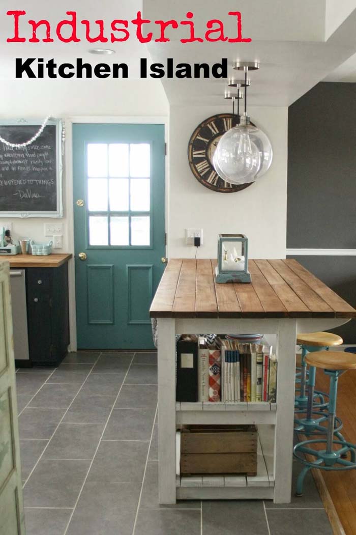 23 Fantastic Diy Kitchen Island Ideas, How To Build A Simple Kitchen Island
