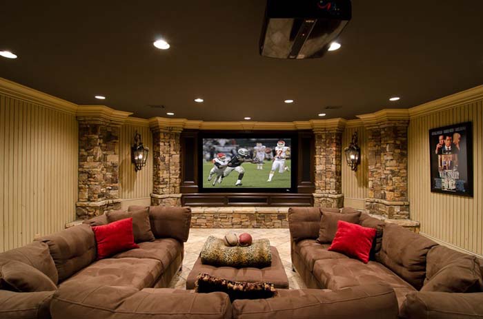 Casual with Comfort #mancave #decorhomeideas