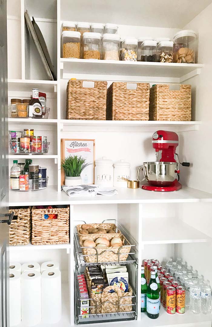 Consider Custom Pantry Shelving Ideas #pantry #shelves #decorhomeideas