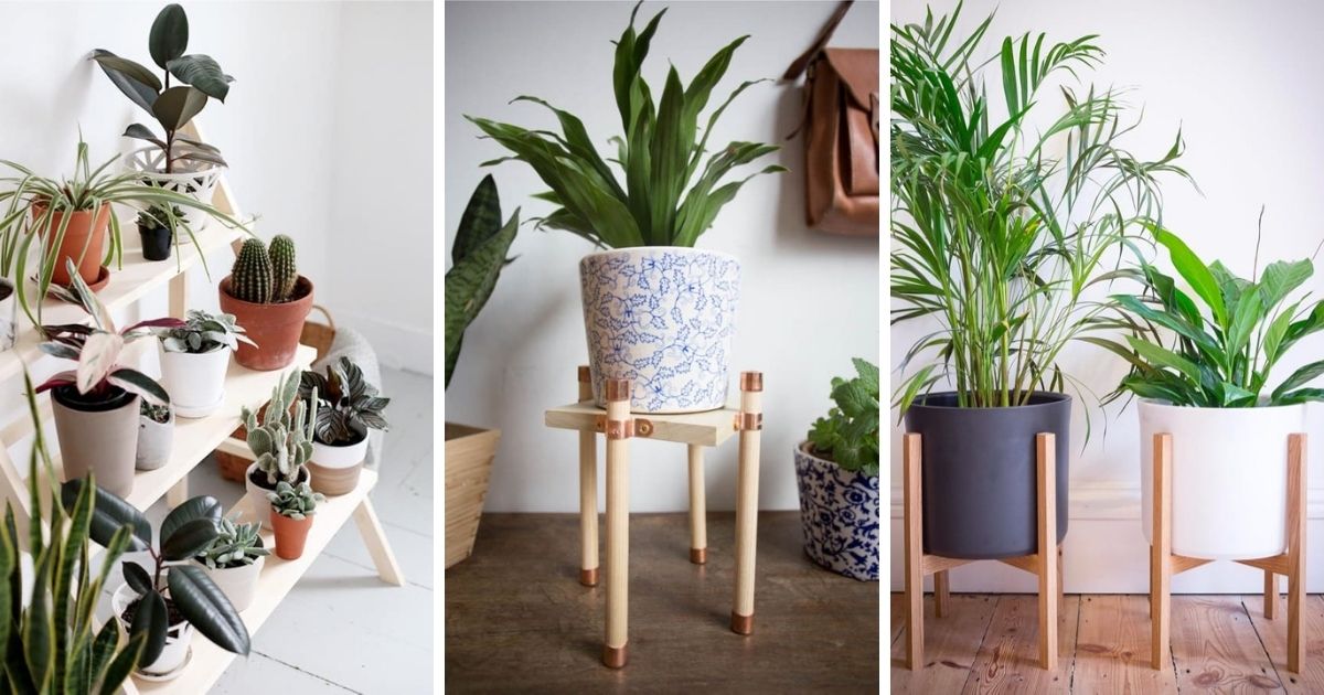 35 Best Diy Plant Stand Ideas For 2022, Indoor Plant Table Ideas
