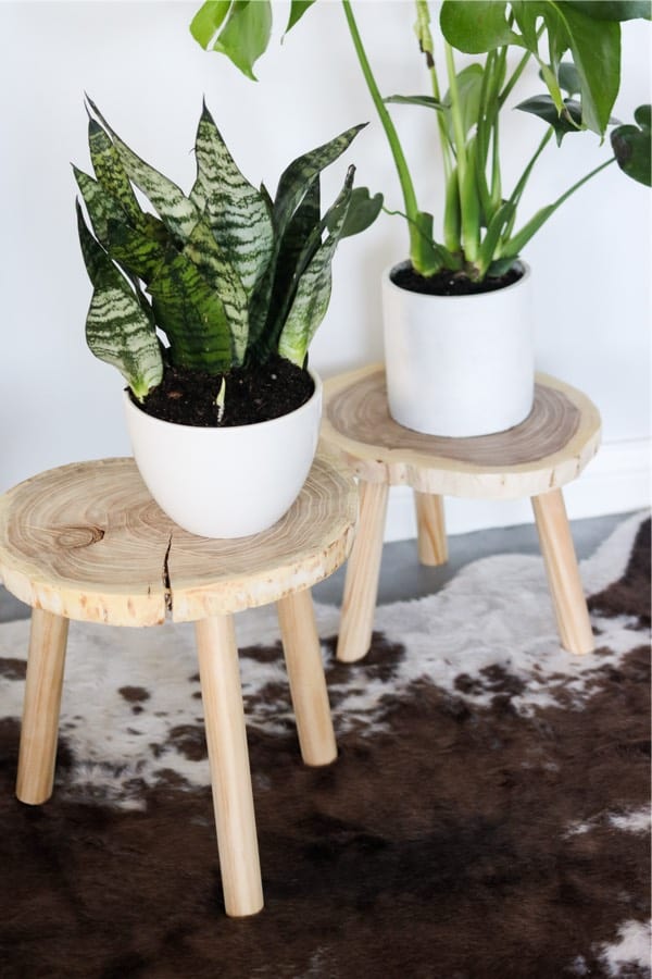 DIY Plant Stands From Wood #diy #plantstand #decorhomeideas