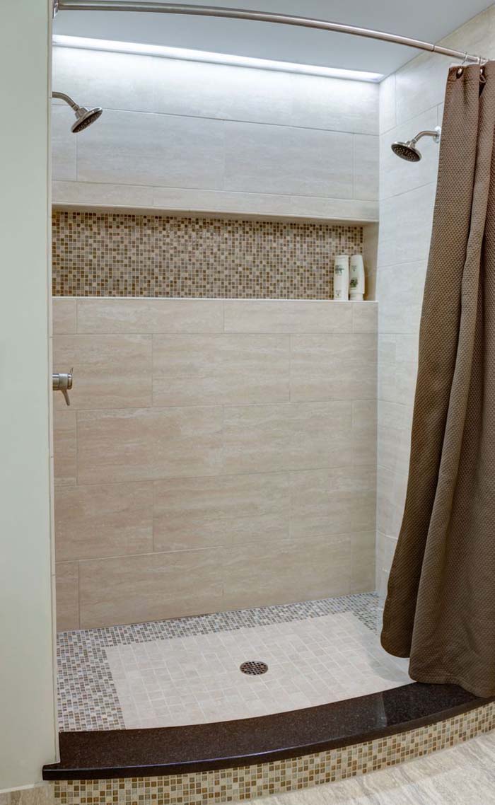 Earth Toned Sonoma Tile Scheme #showertiles #tiles #decorhomeideas