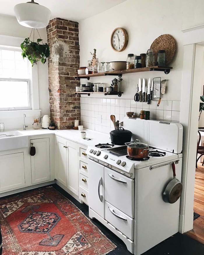 Eclectic Cottage Kitchen Design and Decorating Ideas #cottage #kitchen #decorhomeideas