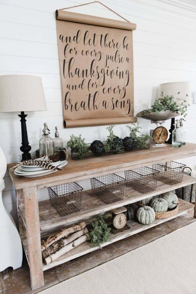 Fall-Inspired Decorations with an Earthy Touch #farmhouse #diningroom #decorhomeideas