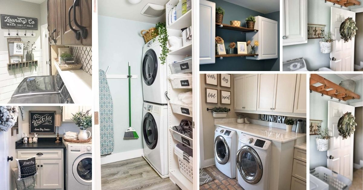 Farmhouse Laundry Room Design And Decor Ideas