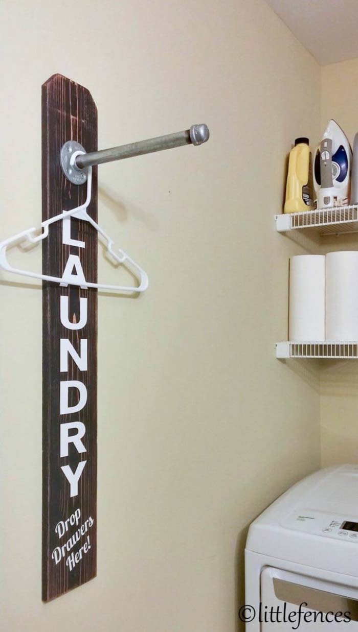 Funny Sign for Your Farmhouse Laundry Room #masonjarlights #masonjar #decorhomeideas