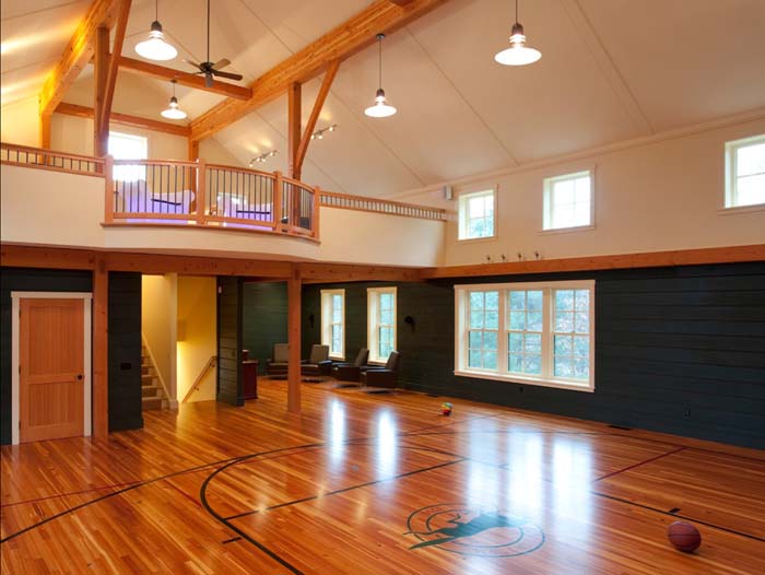 In-home Basketball Court #mancave #decorhomeideas