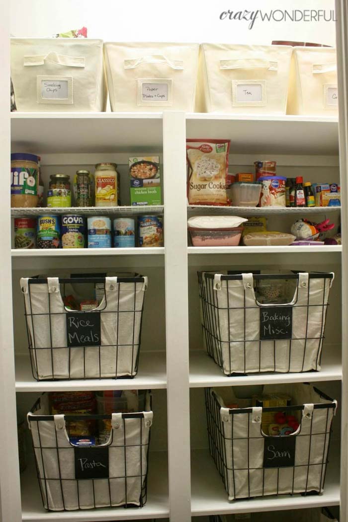 Looking for Less Intensive Pantry Organization Ideas #pantry #shelves #decorhomeideas