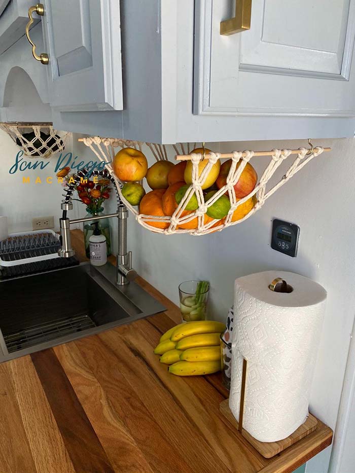 Macrame Fruit Hammock