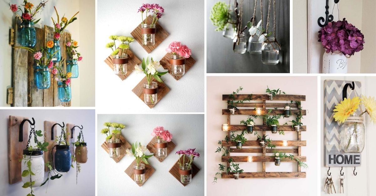 Mason Jar Wall Decor Ideas