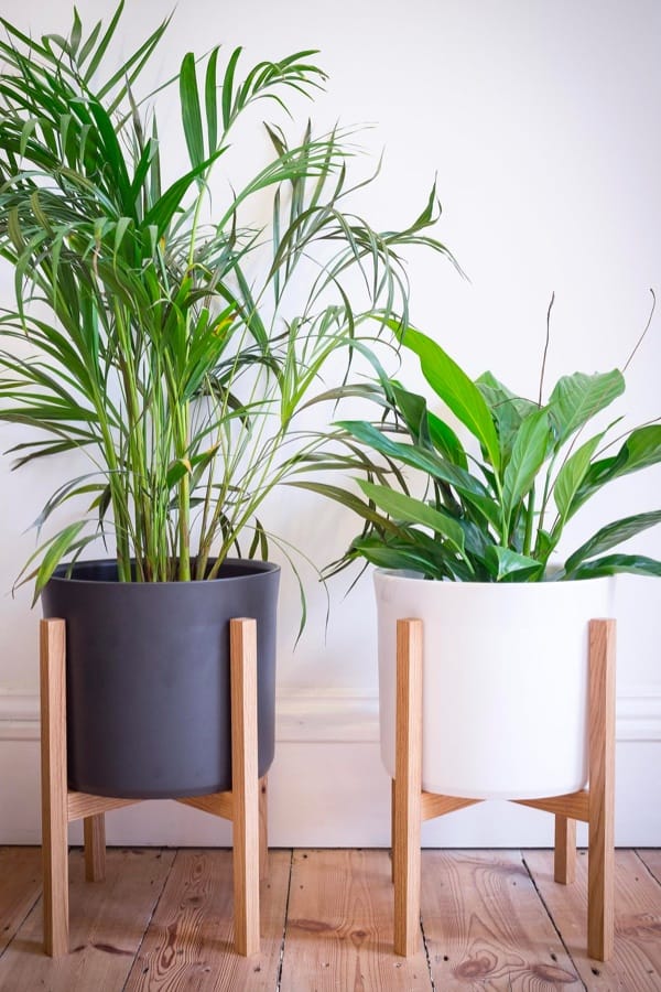 Modern Mid Century Pot Holders #diy #plantstand #decorhomeideas