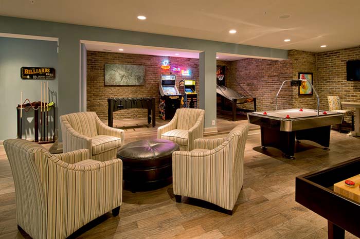 Not Afraid of Color #mancave #decorhomeideas