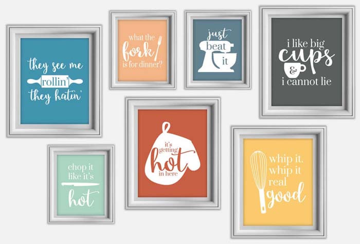 Pop Culture Puns Kitchen Sign Decor #walldecor #kitchen #decorhomeideas