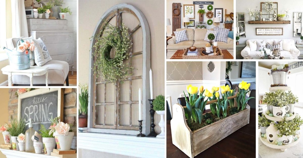 Rustic Farmhouse Spring Decor Ideas