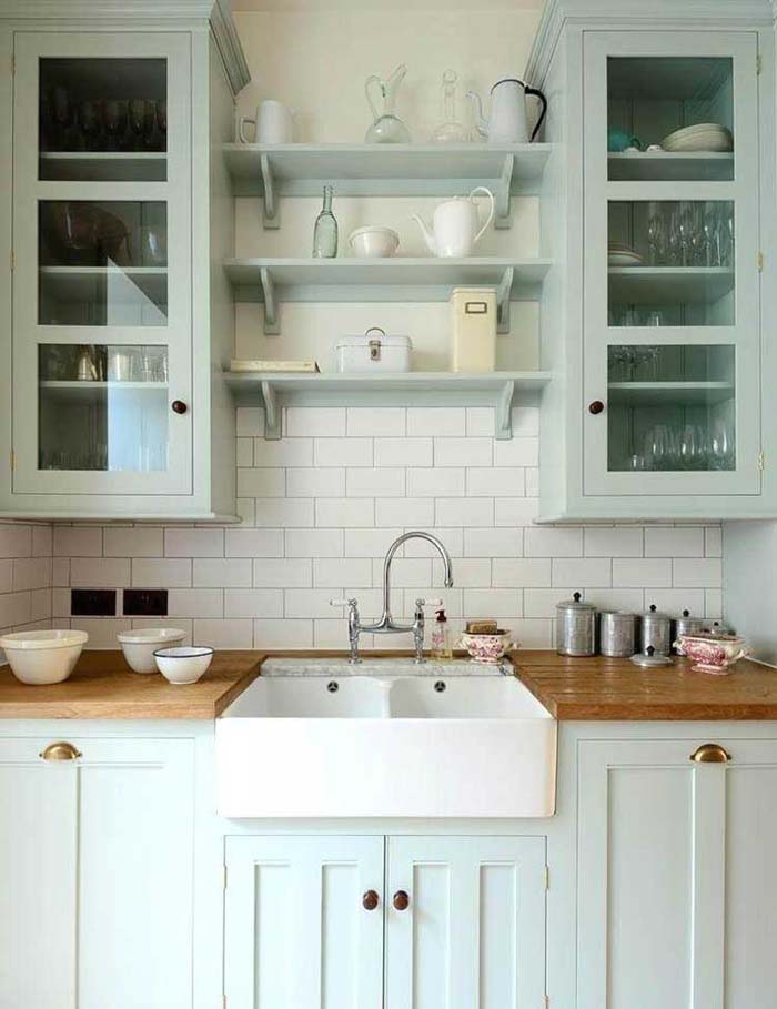 Scandinavian Farmhouse Kitchen #rustic #kitchencabinet #decorhomeideas