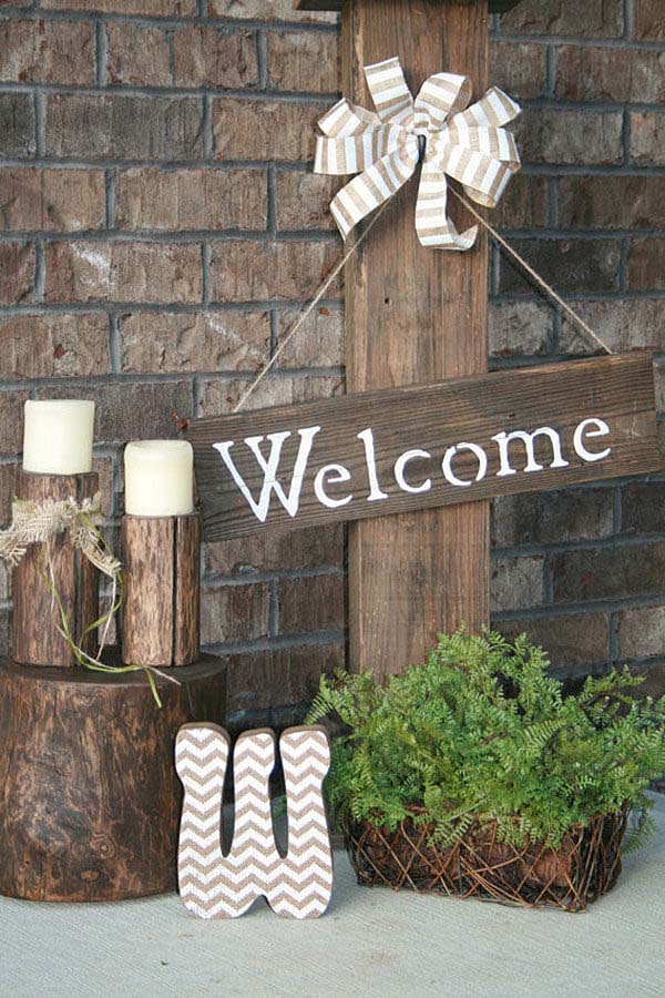 Style Your Post with Seasonal Decor Items #porch #post #decorhomeideas