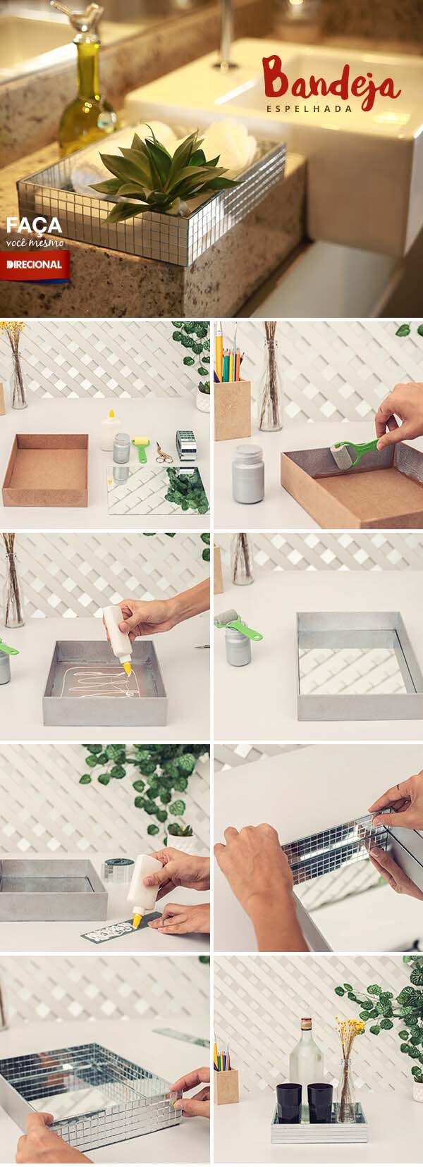 Super Elegant Sink-side Accessory Tray #diy #weekendproject #decorhomeideas