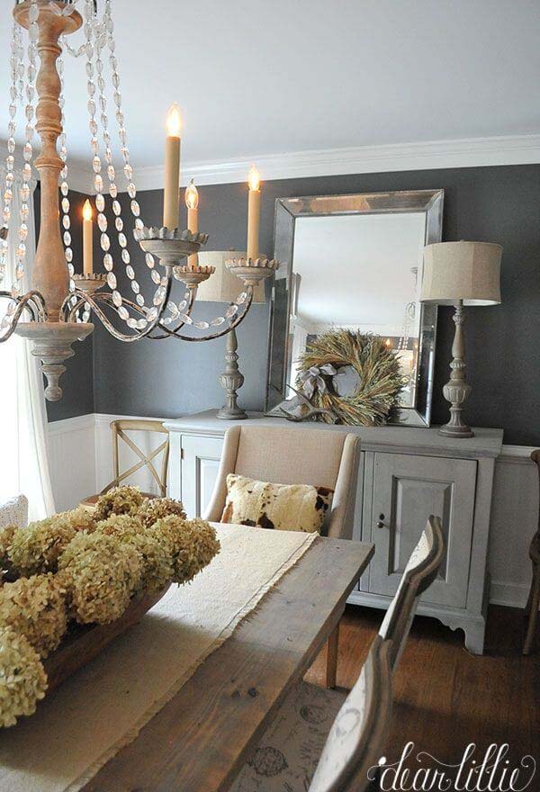 The Right Balance Between Modern and Vintage #farmhouse #diningroom #decorhomeideas