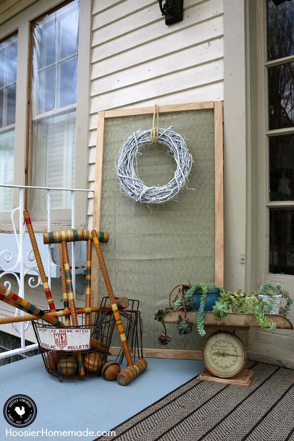 All Fun and Games Corner Collection #rustic #porch #vintage #decorhomeideas