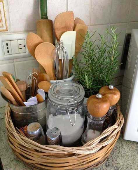 Basket Solution for Kitchen #kitchen #hacks #organization #decorhomeideas