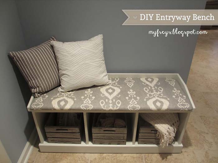 DIY Entryway Bench