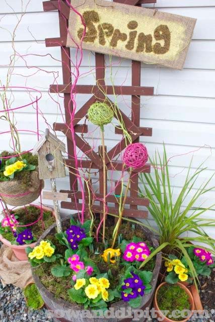 First Sign Of Spring #outdoor #springdecor #decorhomeideas