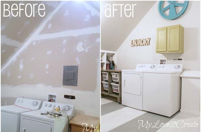 From Clutter to Clean #laundryroom #makeover #decorhomeideas