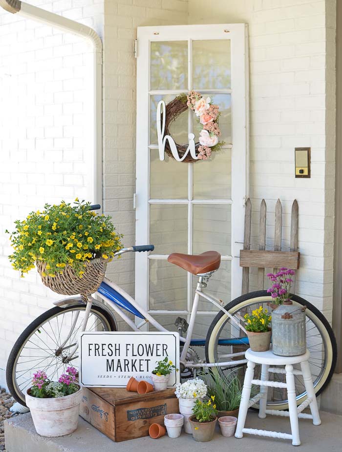 Idyllic Old World Inspired Cottage Chic #rustic #porch #vintage #decorhomeideas